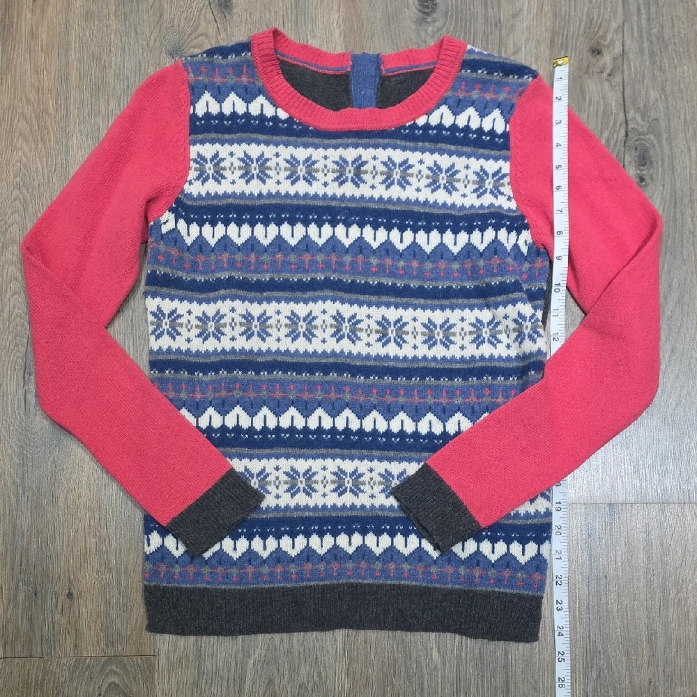 Women's Patterned Sweater - 100% Merino Wool